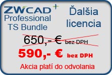 Dalsia licencia ZWCADu so zlavou