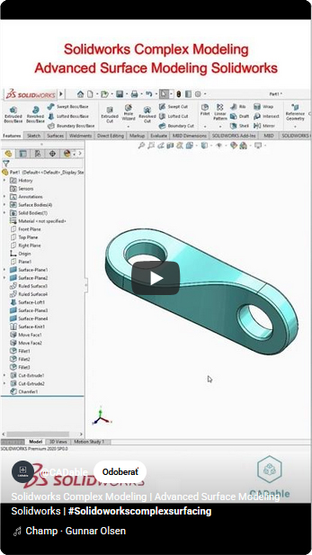 Příklad modelování v SolidWorksu