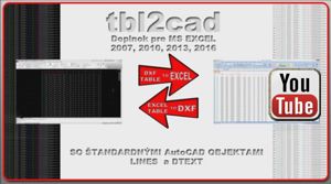 tbl2cad YouTube video