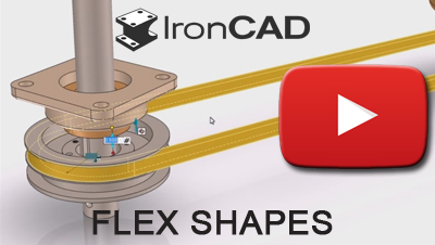 IRONCAD - Flexibilní tvary