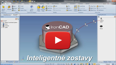 IRONCAD - Inteligentné zostavy