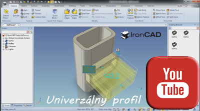 IRONCAD - Univerz&aacute;lny profil