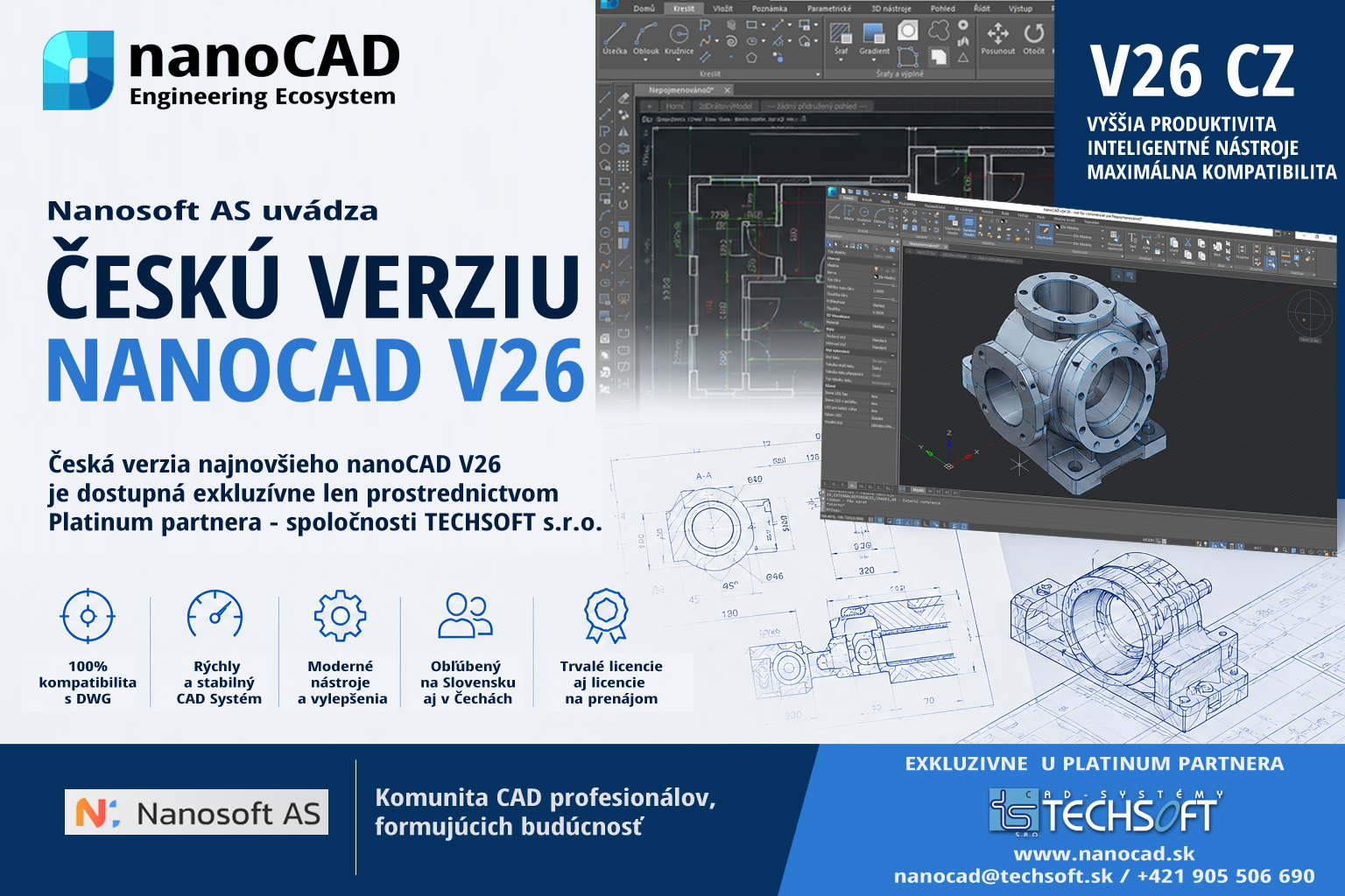 nanoCAD 26 - Česká verzia