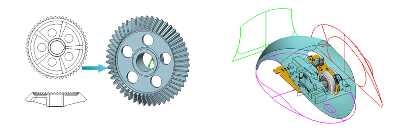 ZW3D - Convert 2D to 3D