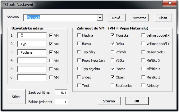 ps tools sablona