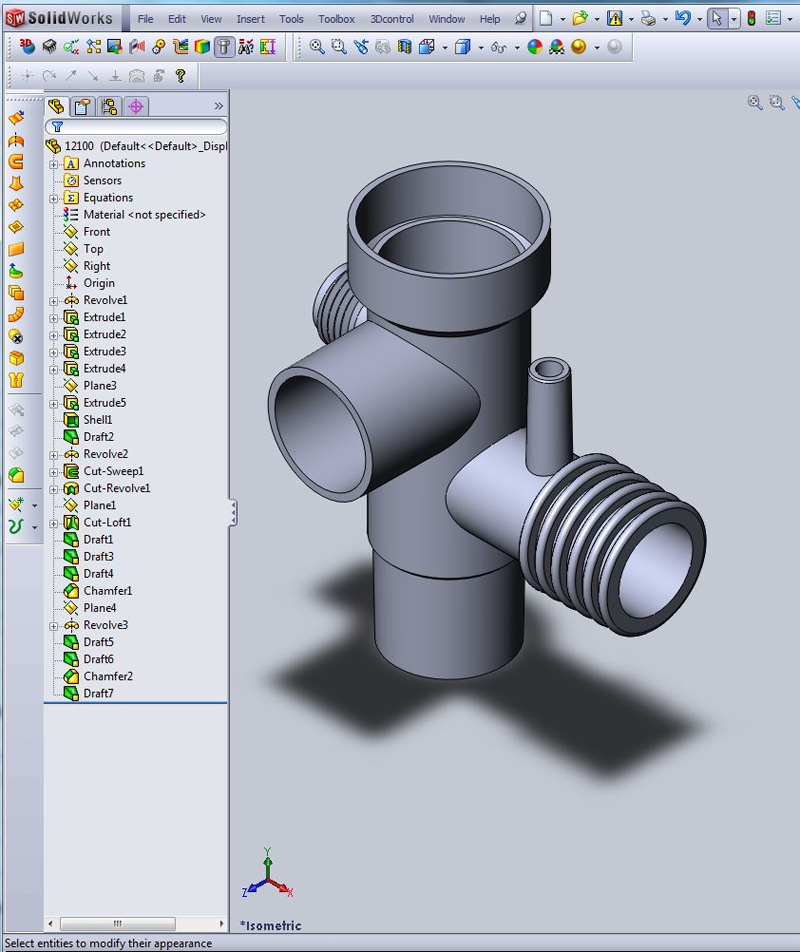 Príklad SolidWorks