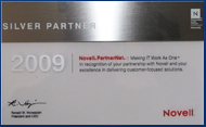 Certificate - Novell silver partner